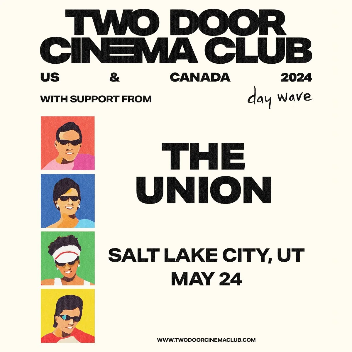 Two Door Cinema Club in Salt Lake City, UT — The Union Event Center